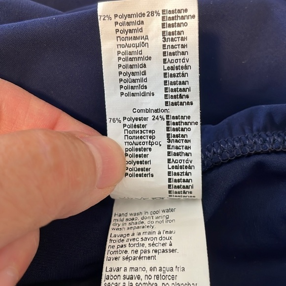 Profile by Gottex navy swim skirt sz 12 - Picture 5 of 6